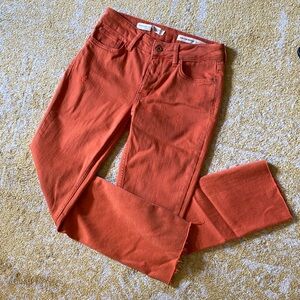 Anthropologie Pilcro High Rise Bootcut Sz 25 cropped 5 Pocket Jeans Pants